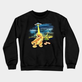 Dinosaur Abduction Extinction Gifts Crewneck Sweatshirt